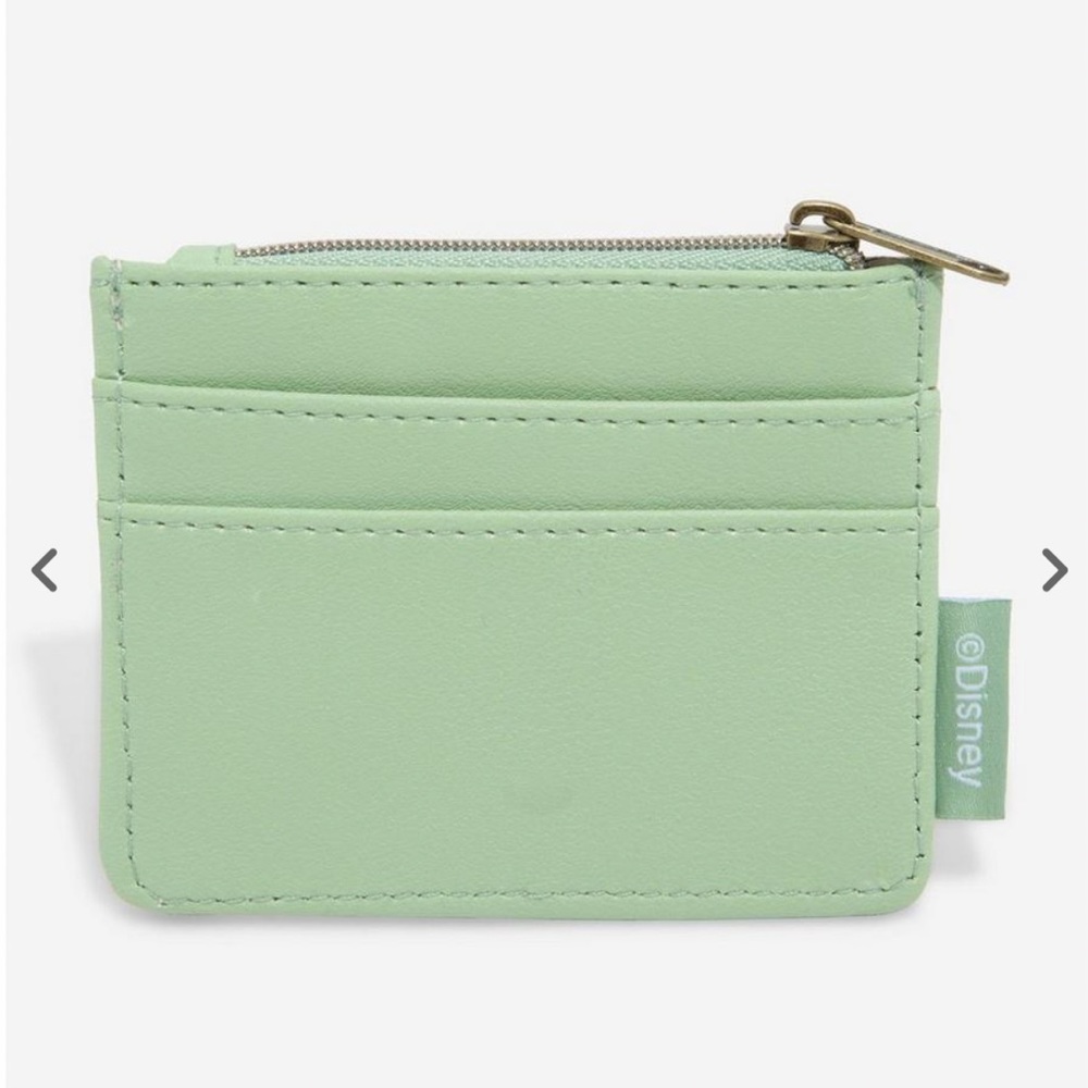 Loungefly Disney Princess Slot Cardholder Chibi Floral Sage Half Billfold NWT!! - Picture 2 of 3